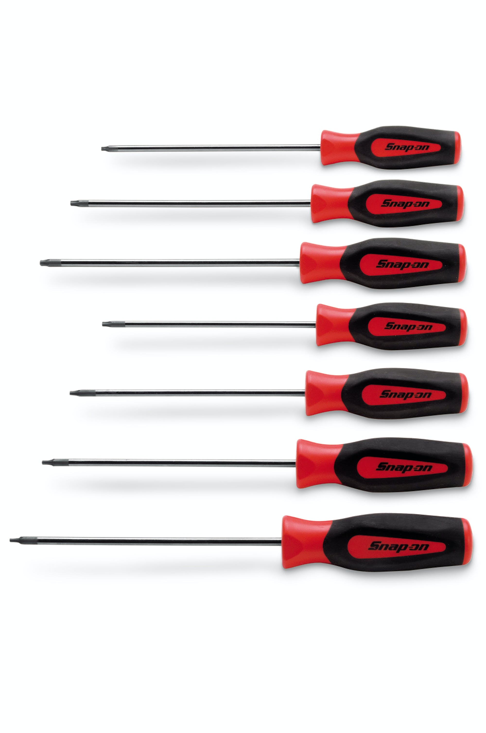 7 pc TORX® Instinct® Soft Grip Long Tamper-Resistant Screwdriver Set (Red) | SGDTRXL70BR 7 pc TORX® Instinct® Soft Grip Long Tamper-Resistant Screwdriver Set (Red) | SGDTRXL70BR